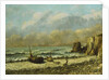 Two Boats on the Beach, by Gustave Courbet