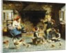 Grandfather's Visit by Eugenio Zampighi