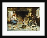 Grandfather's Visit by Eugenio Zampighi