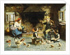 Grandfather's Visit by Eugenio Zampighi