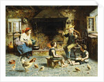 Grandfather's Visit by Eugenio Zampighi