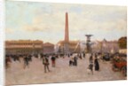 La Place de la Concorde, by Luigi Loir