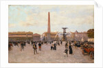 La Place de la Concorde, by Luigi Loir
