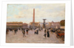 La Place de la Concorde, by Luigi Loir