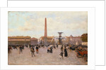 La Place de la Concorde, by Luigi Loir