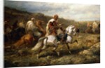 Bedouins on Route by Adolf Schreyer