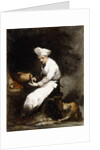 The Cook and the Cat by Auguste Theodule Ribot