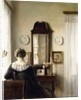 Interior with a Seated Woman by a Window by Carl Holsoe