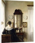 Interior with a Seated Woman by a Window by Carl Holsoe