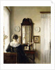 Interior with a Seated Woman by a Window by Carl Holsoe