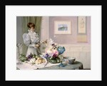 The Flower Arranger by Samuel Henry William Llewelyn