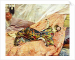 A Portrait of Sarah Bernhardt, Reclining in a Chinois Interior by Georges Marie Rochegrosse