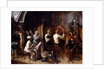 The Artist's Studio by Francois Auguste Biard