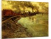 Freight Train, Dusk by Fritz Thaulow
