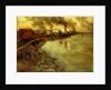 Freight Train, Dusk by Fritz Thaulow