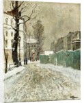 Back Street, Montmartre by Fritz Thaulow