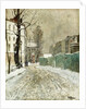 Back Street, Montmartre by Fritz Thaulow