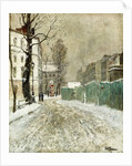 Back Street, Montmartre by Fritz Thaulow