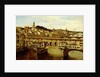 A View of the Ponte Vecchio, Florence, by Antonietta Brandeis