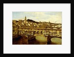 A View of the Ponte Vecchio, Florence, by Antonietta Brandeis