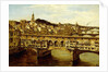 A View of the Ponte Vecchio, Florence, by Antonietta Brandeis