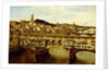 A View of the Ponte Vecchio, Florence, by Antonietta Brandeis