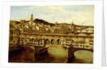 A View of the Ponte Vecchio, Florence, by Antonietta Brandeis