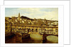 A View of the Ponte Vecchio, Florence, by Antonietta Brandeis