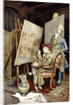 The Painter's Studio by Giuseppe Signorini