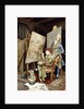 The Painter's Studio by Giuseppe Signorini