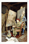 The Painter's Studio by Giuseppe Signorini