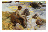 Boy in the Breakers, Javea, 1900 by Joaquin Sorolla y Bastida