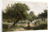 Path with Apple Trees, 1850-60 by Jean Baptiste Camille Corot