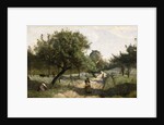 Path with Apple Trees, 1850-60 by Jean Baptiste Camille Corot
