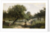 Path with Apple Trees, 1850-60 by Jean Baptiste Camille Corot