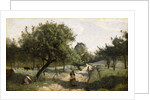 Path with Apple Trees, 1850-60 by Jean Baptiste Camille Corot