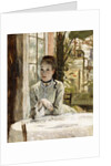 A Woman in an Elegant Interior by James Jacques Joseph Tissot