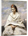 A Young Greek with a white shawl, c.1868-70 by Jean Baptiste Camille Corot