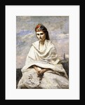 A Young Greek with a white shawl, c.1868-70 by Jean Baptiste Camille Corot