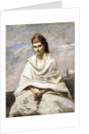 A Young Greek with a white shawl, c.1868-70 by Jean Baptiste Camille Corot