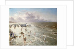 The Beach at Ostend, 1892 by Adolphe Jacobs