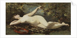 Reclining Nude with Tambourine by Etienne Leroy
