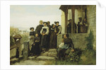 After the Protestant Church Service, 1872 by Gustave Brion