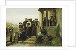 After the Protestant Church Service, 1872 by Gustave Brion