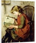 A Young Girl Reading, 1890 by Charlotte Weeks