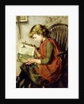 A Young Girl Reading, 1890 by Charlotte Weeks