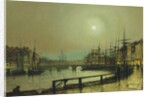 A Moonlit Harbour, 1883 by John Atkinson Grimshaw