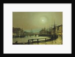 A Moonlit Harbour, 1883 by John Atkinson Grimshaw