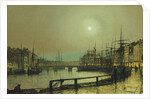 A Moonlit Harbour, 1883 by John Atkinson Grimshaw