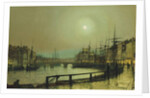 A Moonlit Harbour, 1883 by John Atkinson Grimshaw